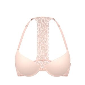 Victoria's Secret Sexy Tee Daisy Eyelet Demi Bra in Purest Pink
